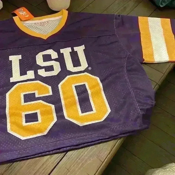 LSU Football Jersey NWT Women’s Medium LoJo - Picture 4 of 7